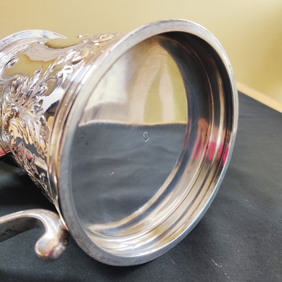 Vintage Rideau Ice Water Pitcher Silverplated & Etched with Handle, Lid & Spout - Picture 15 of 16